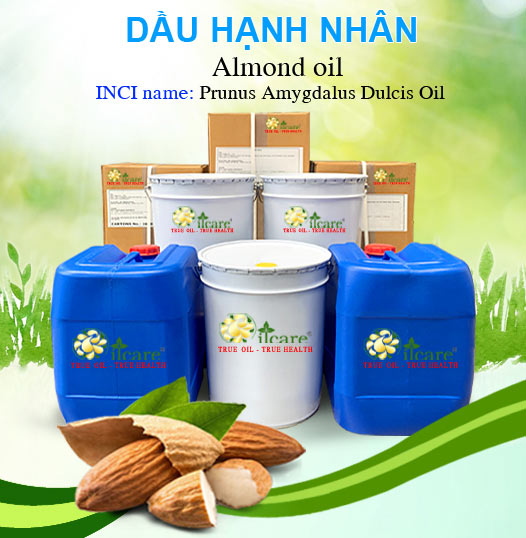 Bán Sỉ Dầu Hạnh Nhân Nguyên Chất - Số Lượng Lớn (Lít, Kg) - Giá Cả Cạnh Tranh