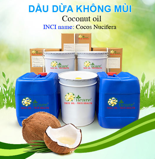 Bán Sỉ Dầu Dừa Không Mùi Nguyên Chất Số Lượng Lớn (Lít, Kg) - Giá Cả Cạnh Tranh
